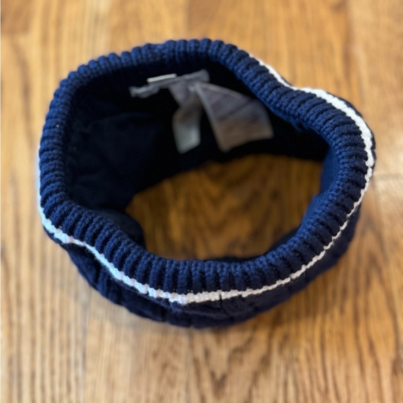 VERTBAUDET - New Winter set - Beanie + Scarf + Mittens, Navy and White, 3-6M - Picture 5 of 8